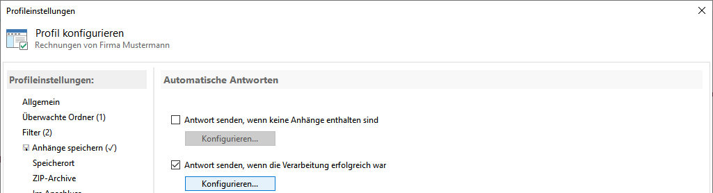 Outlook - automatische Antwort